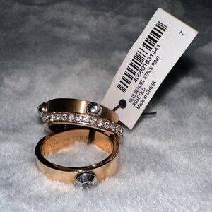 Henri Bendel Miss Stack Ring Rose Gold